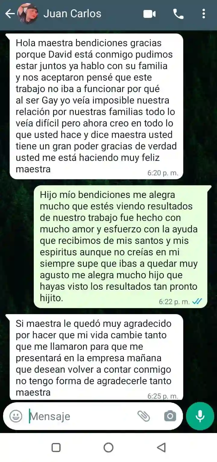 Testimonio Andrea